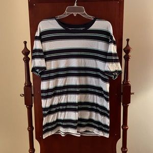 Multi color stripe tee shirt